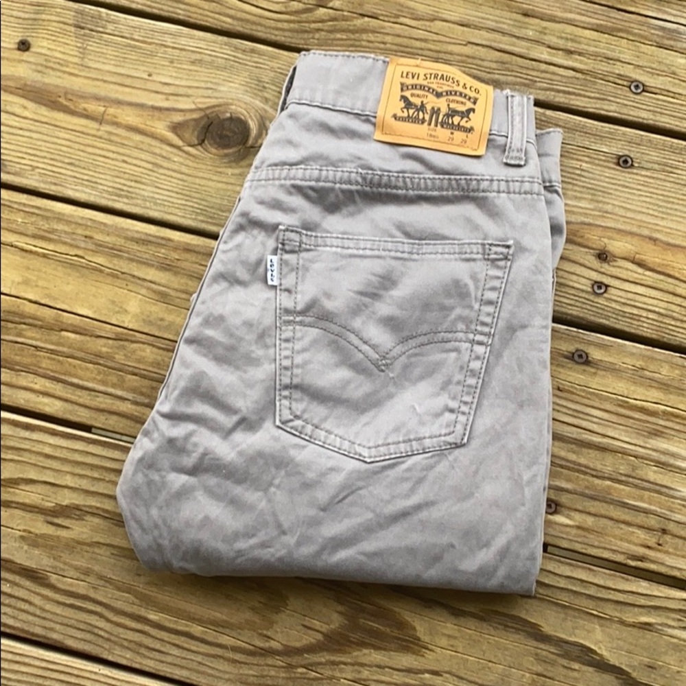 Grey Levi jeans